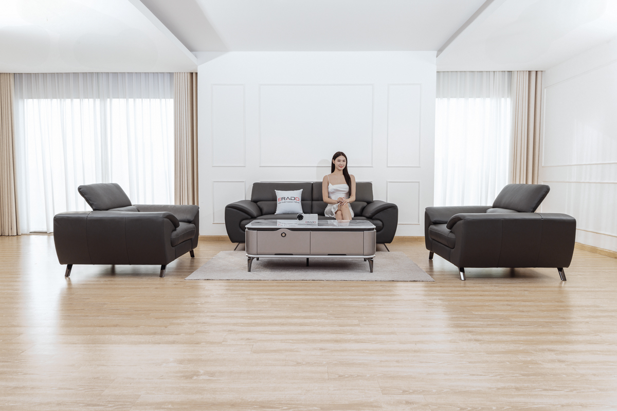 Sofa da thật Malaysia mã 2151-S1